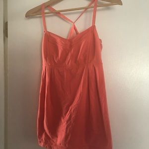 Lululemon orange yoga top